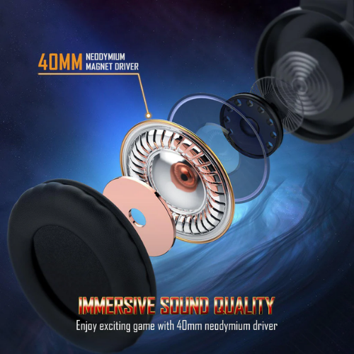 Onikuma K19 Gaming Headset with Noise-Cancel Mic