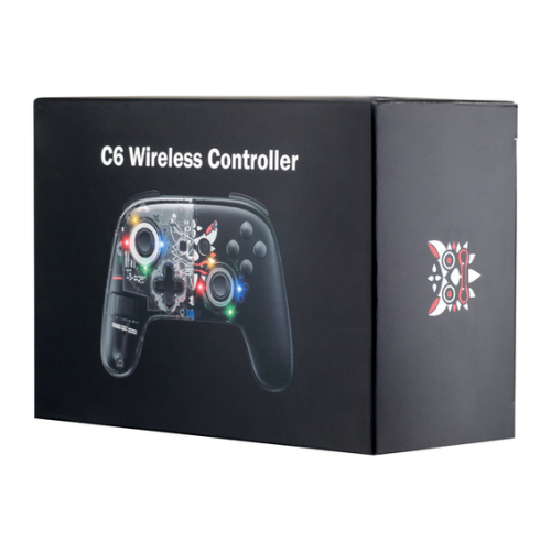 C6 Wireless Controller with Dual Vibration Gamepad