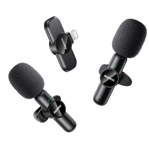 Remax Ryusic K10 One-to-Two Wireless Microphone for Livestreaming
