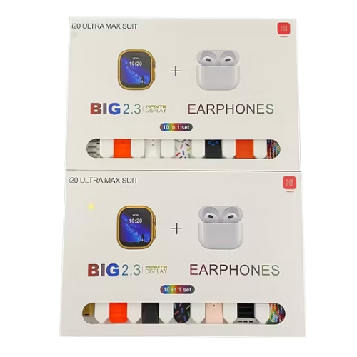 i20 Ultra 2 Max Suit Smartwatch with Fitness Tracking