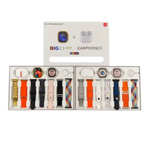 i20 Ultra 2 Max Suit Smartwatch with Fitness Tracking