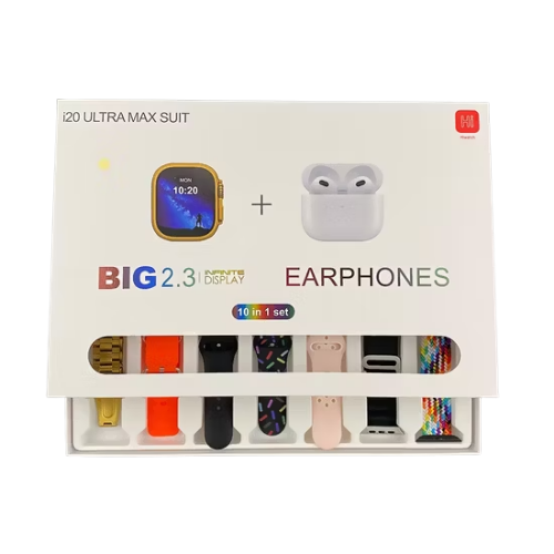 i20 Ultra 2 Max Suit Smartwatch with Fitness Tracking