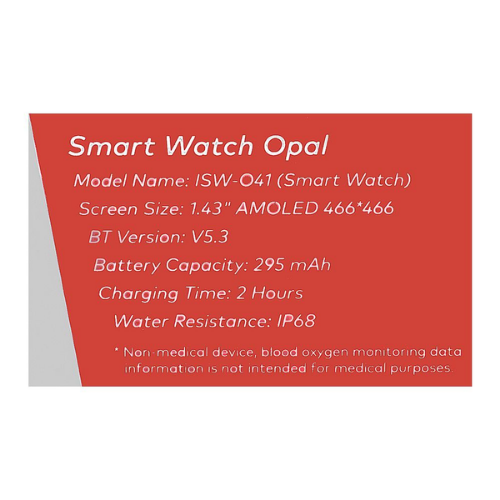 Itel Opal Smartwatch – fitness tracker + smart notifications