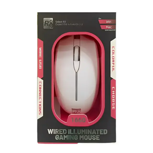 R8 1660 Wired Gaming Mouse with RGB Effects