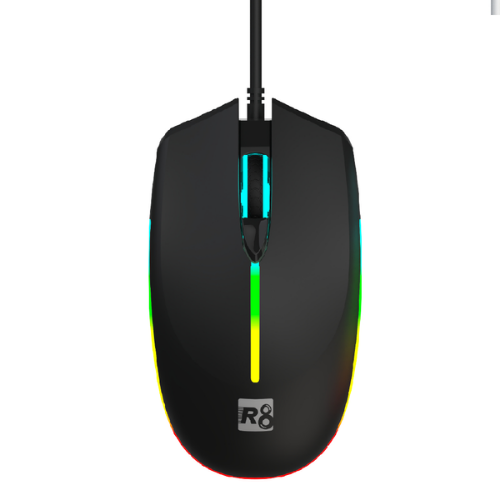 R8 1660 Wired Gaming Mouse with RGB Effects