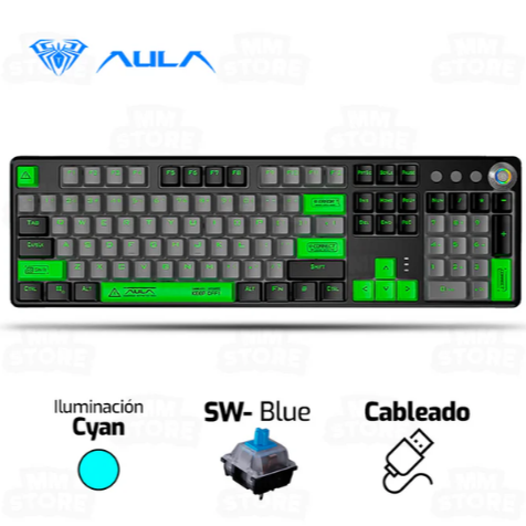 AULA F2088 Pro Mechanical Gaming Keyboard with RGB Backlight