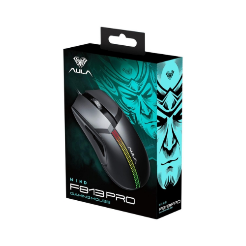 AULA Wind F813 Pro Gaming Mouse with RGB Lighting