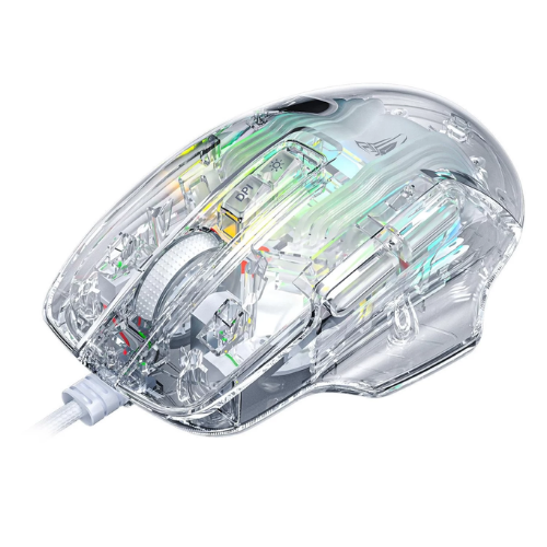 AULA Wind S80 Transparent Wired Gaming Mouse with RGB