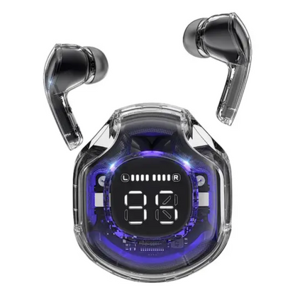 Air39 Wireless Earbuds – Transparent Case, Deep Bass