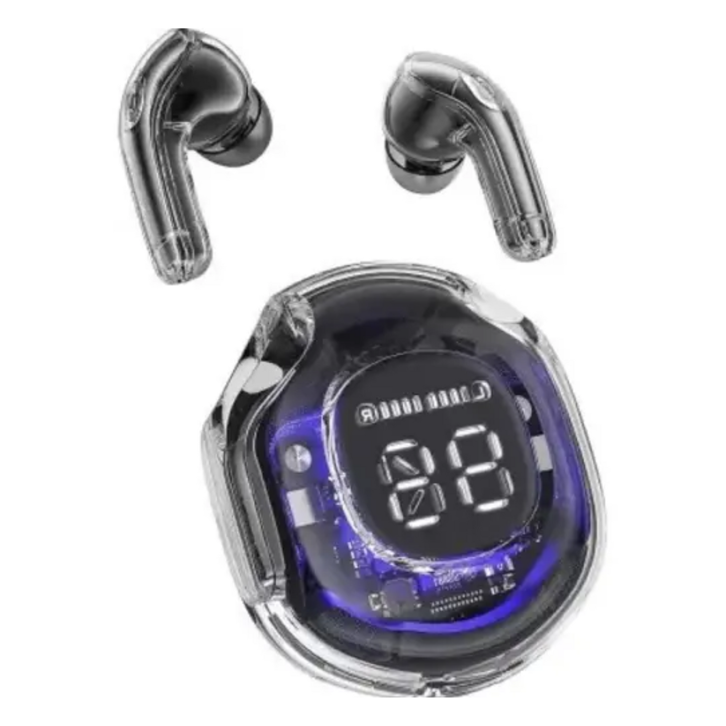 Air39 Wireless Earbuds – Transparent Case, Deep Bass