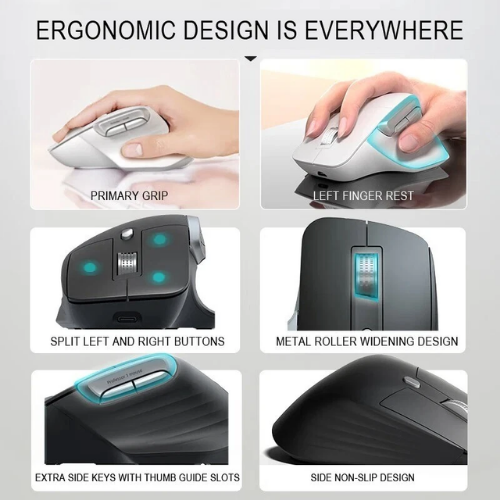 HP Professor 1 Three-Mode Wireless Mouse for Multi-Device Use