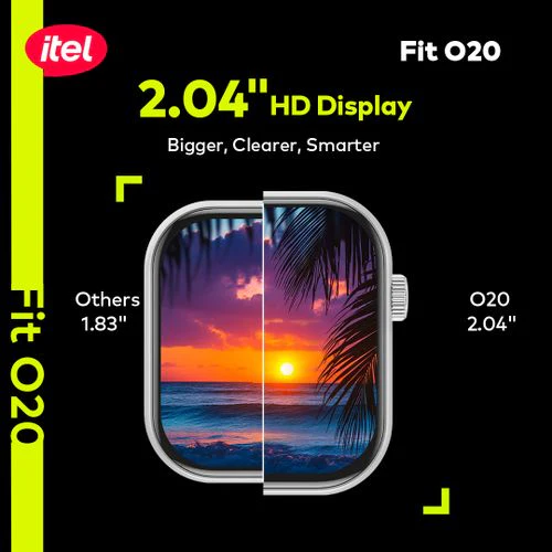 Itel Fit O20 Smartwatch with Fitness Tracking